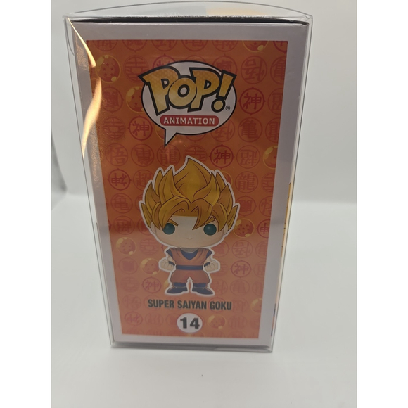 Funko Pop! Vinyl: Dragon Ball - Goku (Super Saiyan) #14 Signed Ian James Corlett - Picture 6 of 8